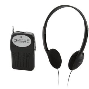 GPX R116B Portable AM/FM Radio